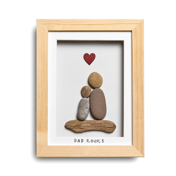 Dad Rocks Pebbles Dad Rocks - The Pebble Art