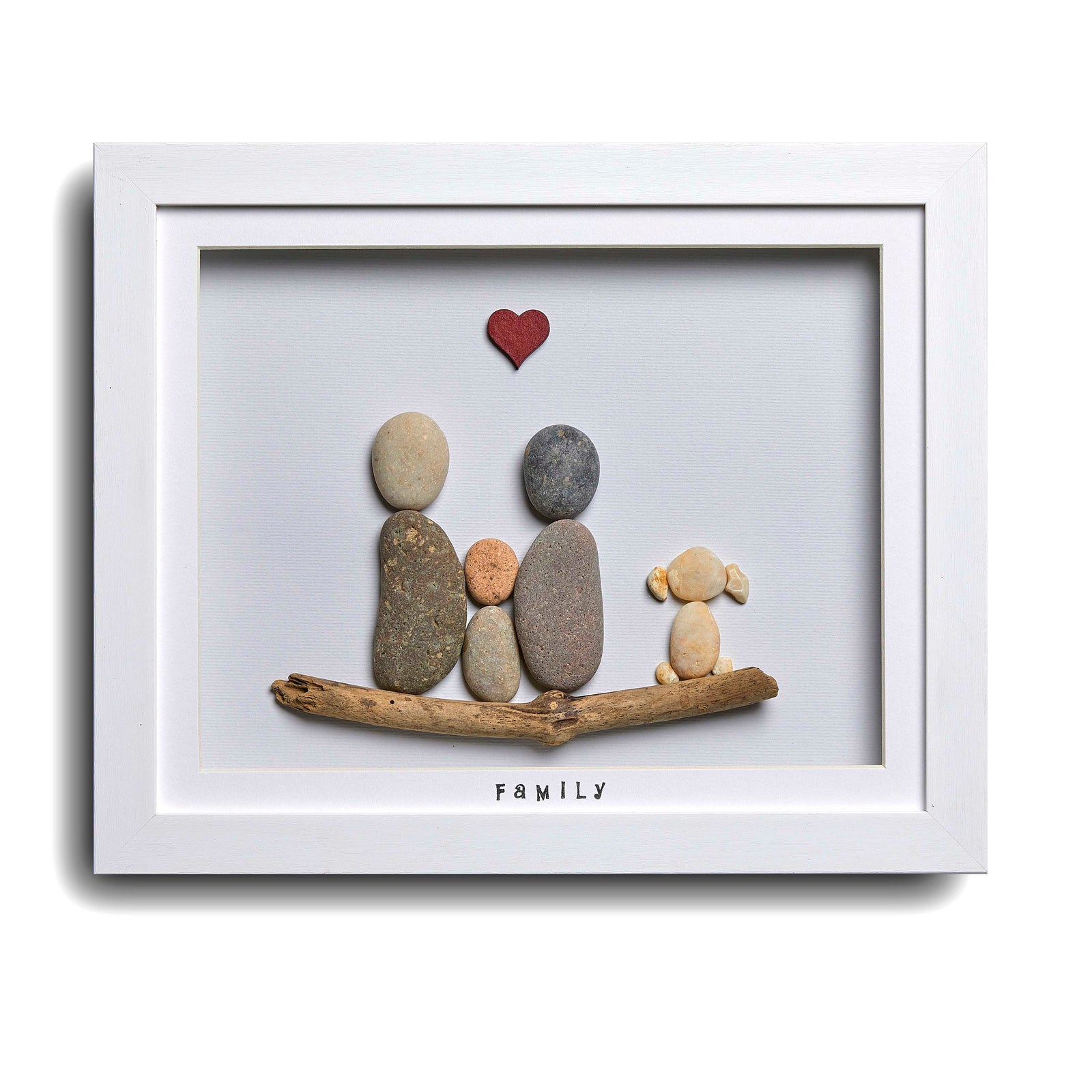 Family of 3 (The Three Of Us) and the dog